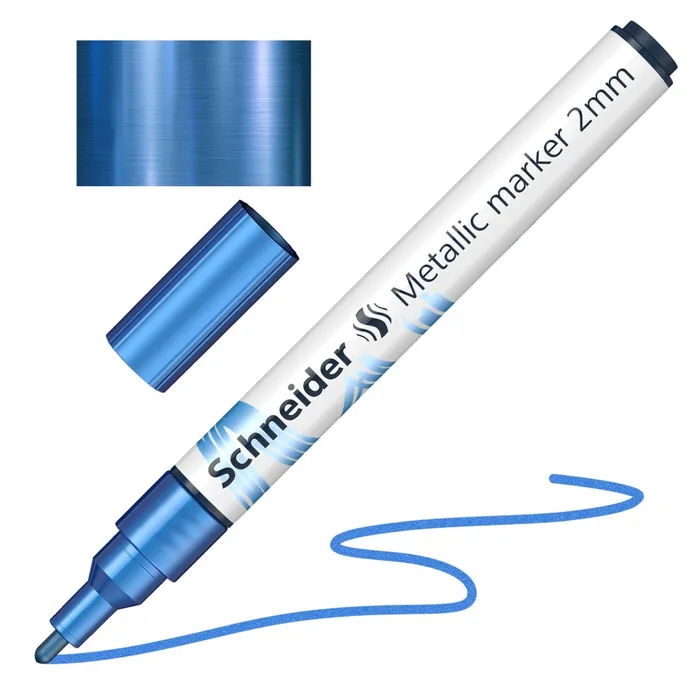 Hauptbild des Produkts Metalický popisovač Schneider Paint-It 011 modrý