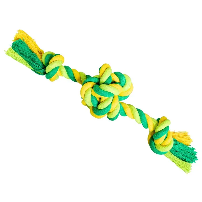 Hauptbild des Produkts Míč se 2 rameny HipHop bavlněný, limetková, zelená 22cm, 80g
