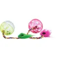 Rasselball mit Schwanz 4 cm (2 Stück)