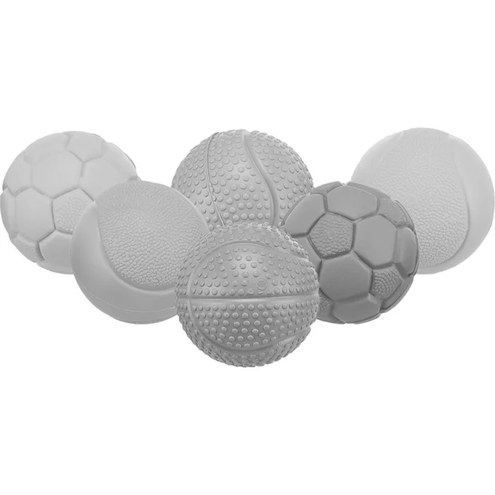 Hauptbild des Produkts Míček o 4,5 cm, přírodní guma, design míčové sporty, mix barev