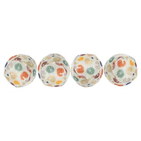 Kugeln Leopardenmotiv 4cm (4)