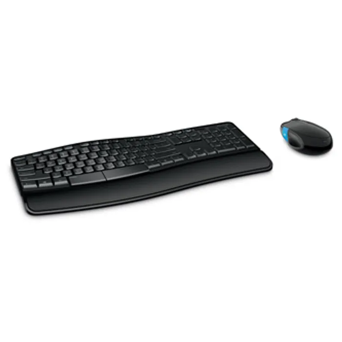 Hauptbild des Produkts Microsoft Sculpt Comfort Desktop Wireless Bluetooth, Ergonomická klávesnice s myší, AAA,