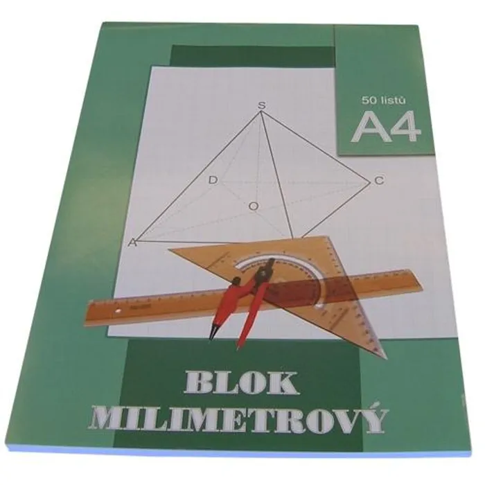 Hauptbild des Produkts Milimetrový papír A4 50 listů blok