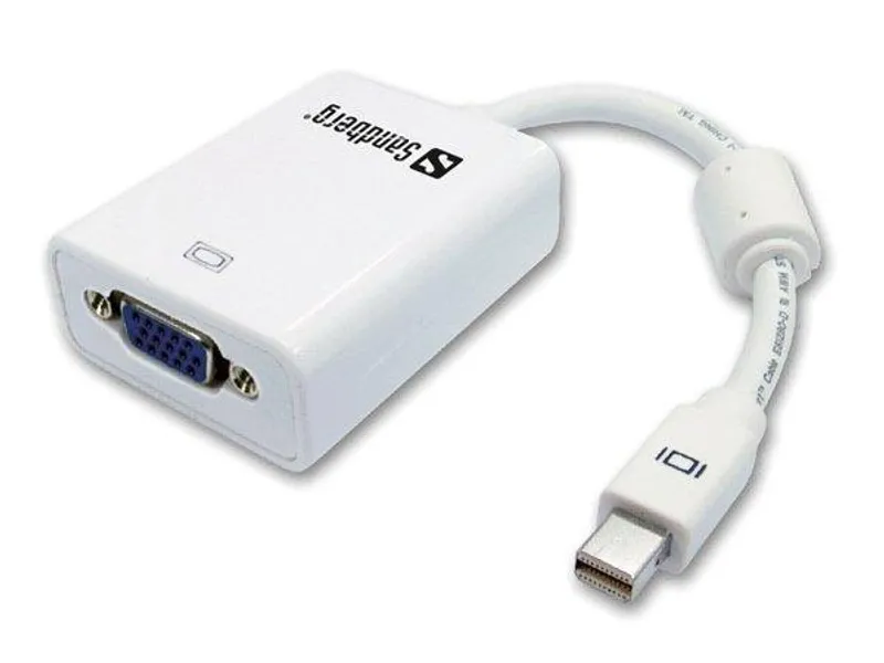 Hauptbild des Produkts mini DisplayPort - VGA adaptér, SANDBERG