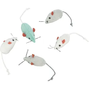 Mini - Maus, packen. 160 Stück weiße, graue Maus 5 cm