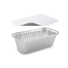 Schale (ALU) eckig 252 x 132 x 70 mm 1500ml + Deckel [5 Sets]