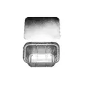 Weiteres Produktbild Schale (ALU) eckig 129 x 103 x 34 mm 250ml + Deckel [20 Sets]