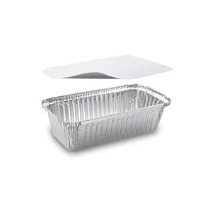 Schale (ALU) eckig 218 x 114 x 54 mm 900ml + Deckel [5 Sets]