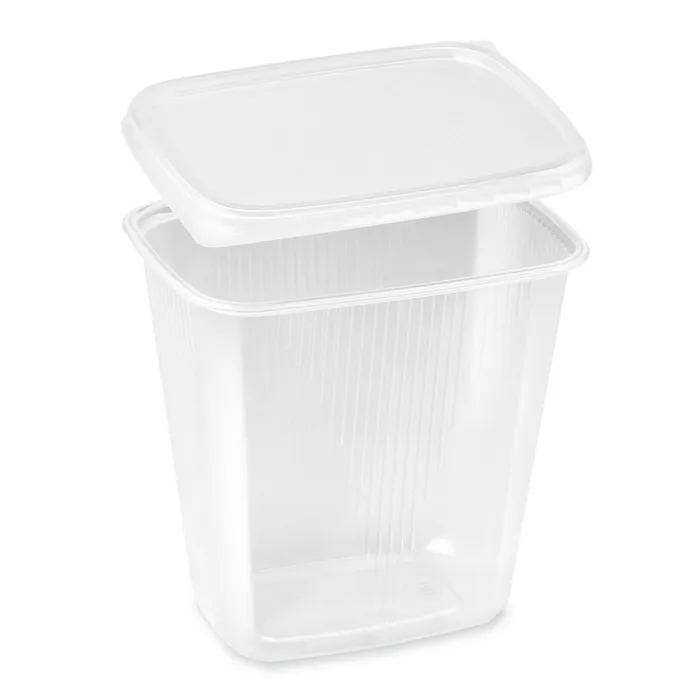 Hauptbild des Produkts Miska hranatá průhledná 500 ml + víčko (PP) [2 x 250 ks]