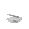 Weiteres Produktbild Rechteckbecher (rPET) mit Deckel klar 125ml [50 St.]