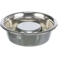 Schüssel für langsames Füttern, Edelstahl 1,5 l/o 24 cm