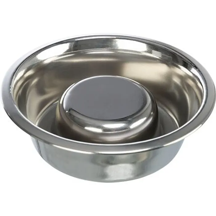 Hauptbild des Produkts Miska k pomalému krmení, nerez 0,6 l/ o 17 cm