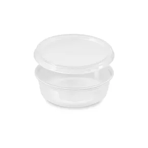 Rundbecher (PP) klar 125ml + Deckel [250 Sets]