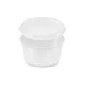 Rundbecher (PP) klar 250ml + Deckel [250 Sets]