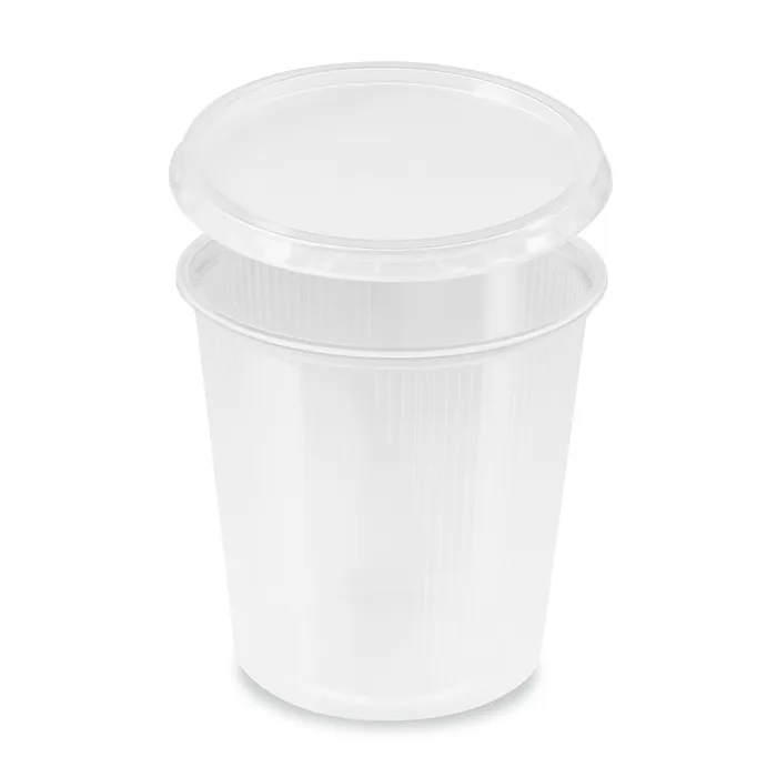 Hauptbild des Produkts Miska kulatá průhledná 500 ml + víčko (PP) [2 x 250 ks]