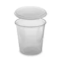 Rundbecher (PP) klar 500ml + Deckel [250 Sets]