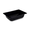 Suppenschüssel (PP) eckig schwarz 178 x 127 x 50 mm 600ml [100 Stück] - verschließbar
