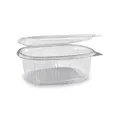 Feinkostbecher (rPET) mit Deckel oval klar 1000ml [50 St.]