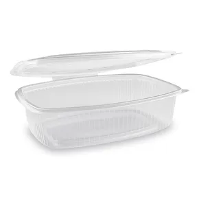 Feinkostbecher (PP) mit Deckel oval klar 1500ml [25 St.]