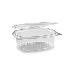 Feinkostbecher (rPET) mit Deckel oval klar 750ml [50 St.]