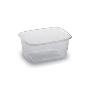 Rechteckbecher (PP) klar 108 x 81 mm 250ml [100 St.]