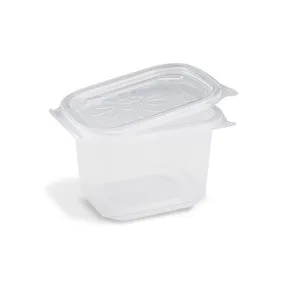 Feinkostbecher (PP) Ripboxx Tiny mit Deckel klar 500ml [50 St.]
