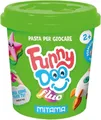 Modelína FUNNY DOO, Set mit 3 Neonfarben, 3x120 g, orange, rosa, grün, MITAMA 63849