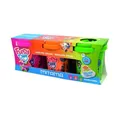 Modelína FUNNY DOO, Set mit 3 Neonfarben, 3x120 g, orange, rosa, grün, MITAMA 63849