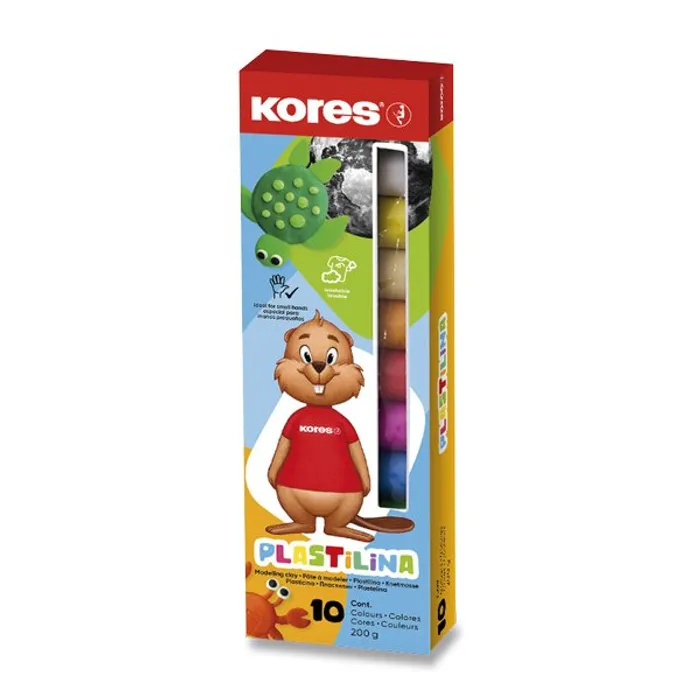 Hauptbild des Produkts Modelína Kores 10 barev, v krabičce 200 g