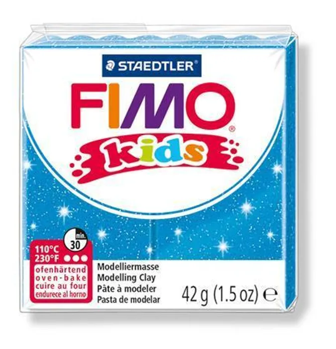 Hauptbild des Produkts Modelovací hmota Fimo kids 42g modrá se třpytkami
