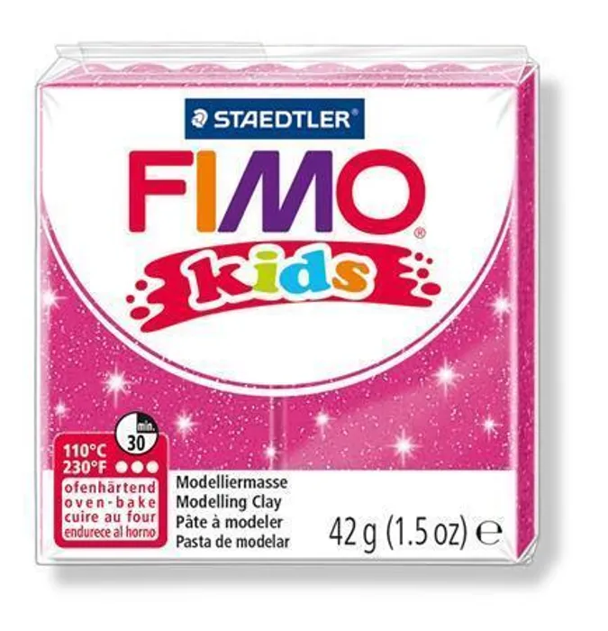 Hauptbild des Produkts Modelovací hmota Fimo kids 42g růžová se třpytkami