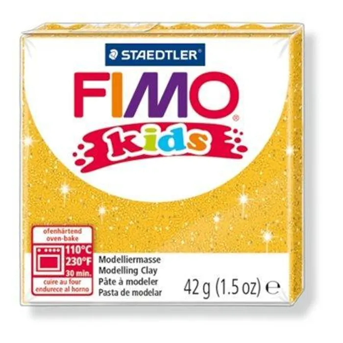 Hauptbild des Produkts Modelovací hmota FIMO® kids 8030 42g zlatá se třyptkami