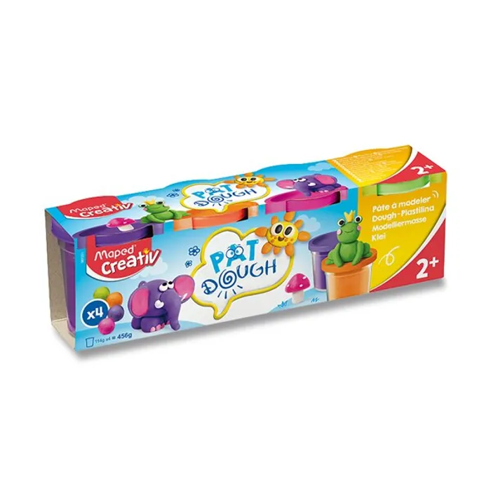 Hauptbild des Produkts Modelovací hmota Maped Creativ doplňkové barvy, 4 x 114 g