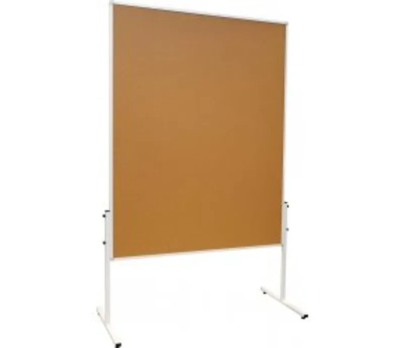 Hauptbild des Produkts Moderační oboustranná tabule korková 120x150cm na kolečkách