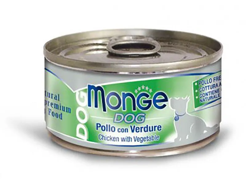 Hauptbild des Produkts MONGE DOG NATURAL kuřecí maso se zeleninou pro psy 95 g