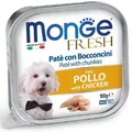 Weiteres Produktbild MONGE FRESH - Pastete und Stücke mit Huhn 100 g für Hunde