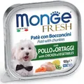 Weiteres Produktbild MONGE FRESH - Pastete und Stücke mit Hühnchen und Gemüse 100g