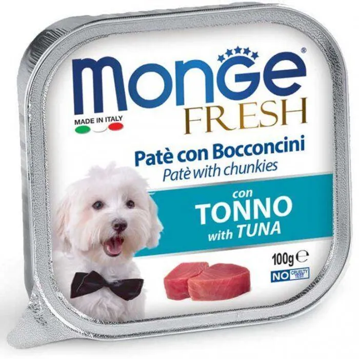 Hauptbild des Produkts MONGE FRESH - paštika a kousky s tuňákem 100 g pro psy