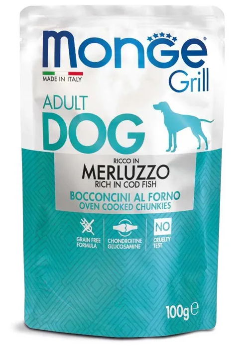 Hauptbild des Produkts MONGE GRILL kapsička s treskou pro psy 100 g