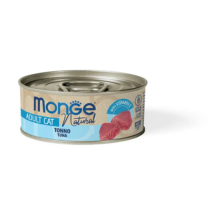 Hauptbild des Produkts MONGE NATURAL atlantický tuňák pro kočky 80 g