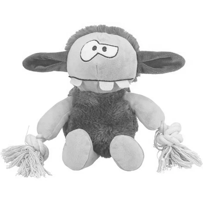 Hauptbild des Produkts MONSTER I. - plyšová příšerka s vnitřním lanem, se zvukem, 32 cm, fialová
