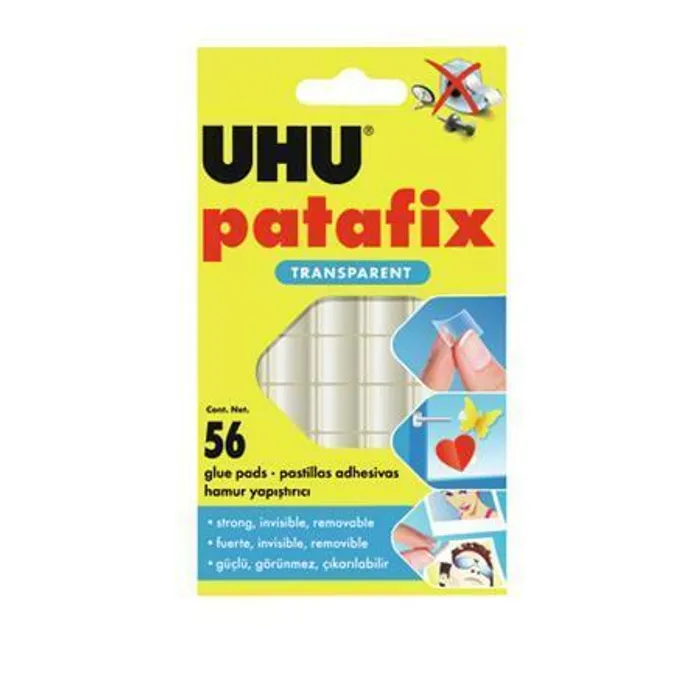 Hauptbild des Produkts Montážní guma UHU Patafix Clear transparentní, 56 ks
