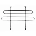 Gitter für Ladung. Autoraum 2-teilig Breite 85-140cm, Höhe 75-110cm