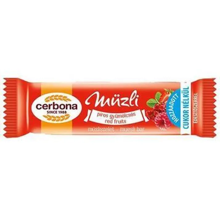 Hauptbild des Produkts Müsli tyčinka, s lesním ovocem, CERBONA