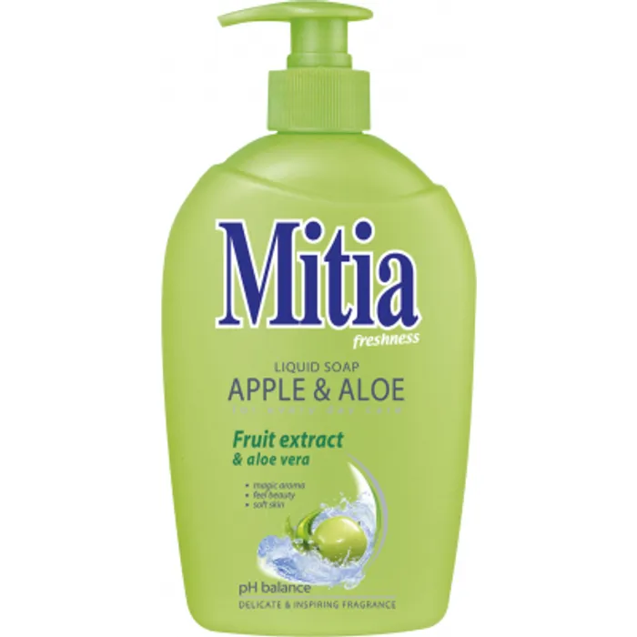 Hauptbild des Produkts Mýdlo tekuté Mitia Apple Aloe 500 ml s pumpičkou