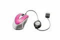 Maus „Go Mini“, silber-pink, kabellos, optisch, klein, VERBATIM