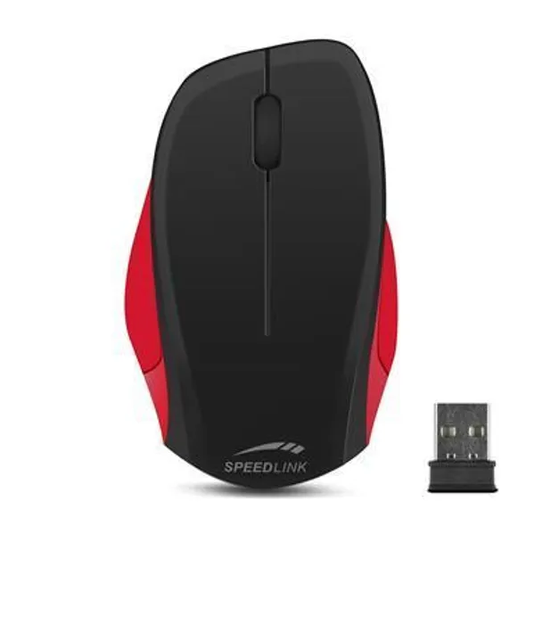 Hauptbild des Produkts Myš "Ledgy", černá a červená, bezdrátová, optická, USB, SPEEDLINK