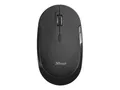 Maus "Silent Click", schwarz, kabellos, optisch, USB, TRUST