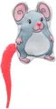 Emotionale Maus mit Katzenminze, farbiger Schwanz, 7,5 cm, Stoff, 5 Typen