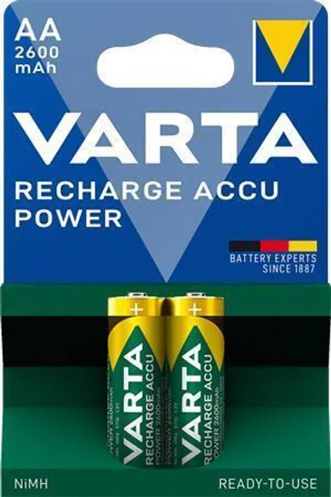 Hauptbild des Produkts Nabíjecí baterie, AA, 2x2500 mAh, přednabité, VARTA "Professional Accu"